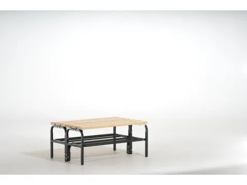 omkleedbank,LxD 1015x700mm,houten lijst,frame poedercoat.,RAL7016