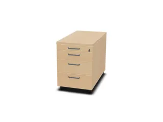 mobiel ladeblok,HxBxD 600x430x800mm,3lade(n),m. beugelgreep,NE-esdoorn - 2