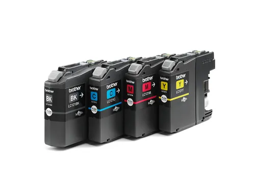Brother LC-121 Valuepack Inktcartridges Zwart + Kleur