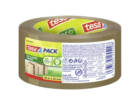 Verpakkingstape Tesapack 58299 ECO & Ultra STRONG Bruin 50mmx66m