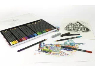 Kleurpotloden Eberhard Faber Artist Color metaaletui a 36 stuks - 3