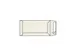 Zak Akte Envelop Strip DL 110x220mm Rives Tradition gebroken wit