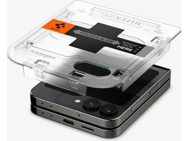 Spigen AGL07972 Schermbescherming Galaxy Flip 6 Glas.tR EZ Fit Transpa