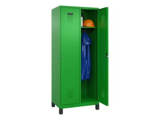 locker,HxBxD 1950x800x500mm,2vak,vak B 400mm,cil.-slot,voeten - 1