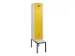 locker met bank,voor scheiding van kleding,HxBxD 2120x400x815mm,1vak