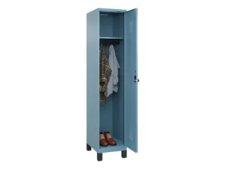 locker,HxBxD 1950x400x500mm,1vak,vak B 400mm,draaigrendel,voeten - 1