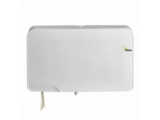 Mini White Duo Jumbo Toiletrolhouder