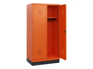 schoollocker,HxBxD 1630x800x500mm,2vak,vak B 400mm,cil.-slot,sokkel - 1