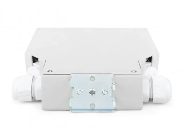 glasvezel DIN-raildoos OS2 uitgerust met SC-adapter en pigtail