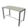 statafel,HxBxD 1070x1600x800mm,hoekig,met 4-voeten donkergrijs