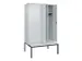 locker voor scheiding van kleding,HxBxD 2120x1200x815mm,4vak
