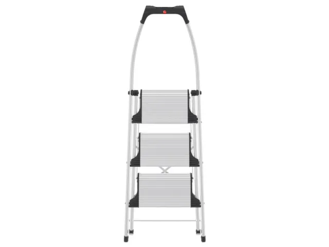 vouwtrapje bordes H 740mm 3treden aluminium