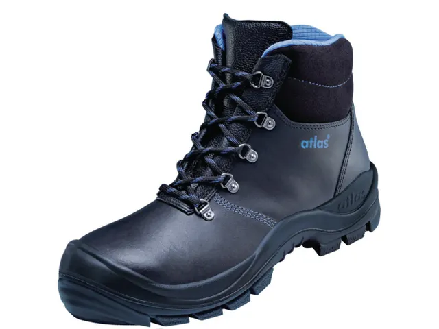 Atlas Duo Soft 735 hoge S3 veiligheidsschoenen, SRC, zwart, maat 44, p