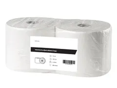 Poetspapier Industrierol verlijmd cellulose 2-laags 300 Meter 2 Rol