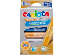 Verfstift Carioca Temperello set à 6 metallickleuren