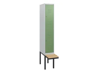 Dubbeldekse dekenkist,HxBxD 1950x300x815mm,1x2vak.,vak B 300mm - 1