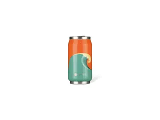 Thermosbeker Les Artistes Paris blik 280ml Wave met rietje - 4