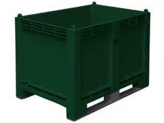 Stapelcontainer Pp Hxbxd 850x1200x800mm 550 Liter 2Sledepoten Groen