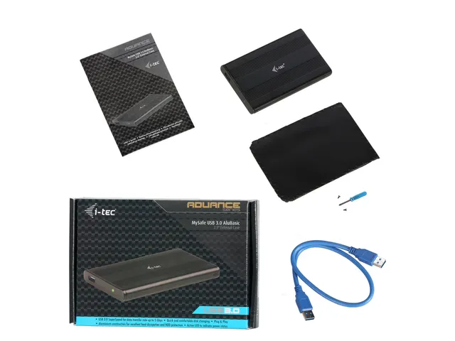 i-tec Advance MYSAFEU312, HDD-/SSD-behuizing, 2.5 inch, SATA, SATA II,