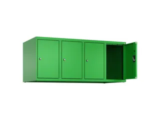 opzetkast,v. locker,4vak.,vak B 300mm,HxBxD 500x1200x500mm - 1