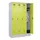 locker,HxBxD 1950x1200x500mm,4vak,vak B 300mm,draaigrendel,sokkel