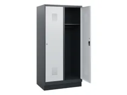 schoollocker,HxBxD 1630x800x500mm,2vak,vak B 400mm,cil.-slot,sokkel