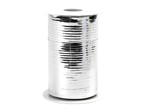 Lint zilver op spoel 10mm x 250 meter op spoel