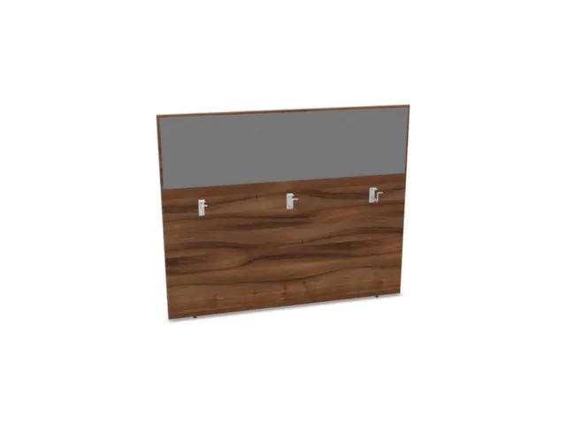 baliepaneel bureau aanbouw achter NP-tiepolo nut BN8078-grijs 1400mm