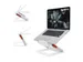 Support ordinateur portable Leitz Ergo réglage multi-angles blanc