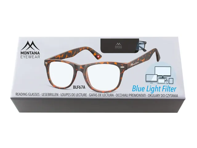 Leesbril Montana +3.00 dpt blue light filter turtle