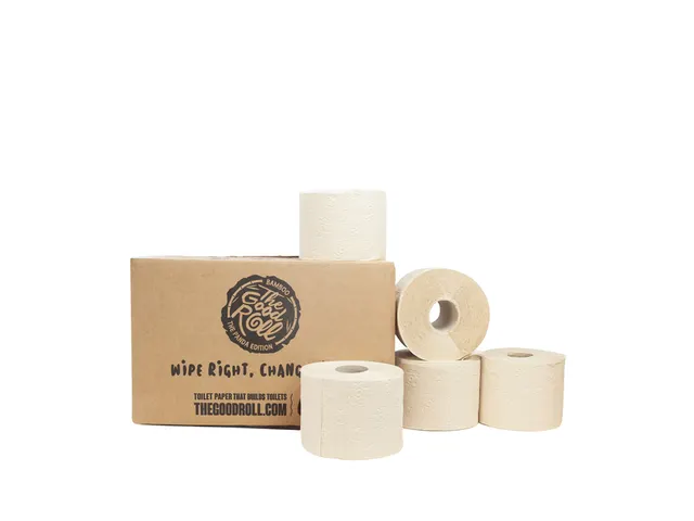 Toiletpapier The Good Roll The Panda Edition Naked bamboe 3-laags 27x2