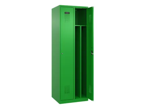 locker voor scheiding van kleding,HxBxD 1850x600x500mm,2vak