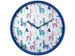 Horloge murale NeXtime 'Alcapa' Ø30cm plastique bleu