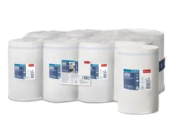 Poetsrol Tork M1 101221 2-laags 21.5x75m 11 Rollen Wit
