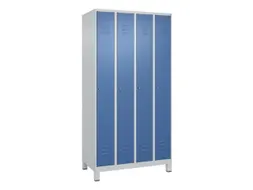 locker,HxBxD 1950x1000x500mm,4vak,vak B 250mm,cil.-slot,voeten