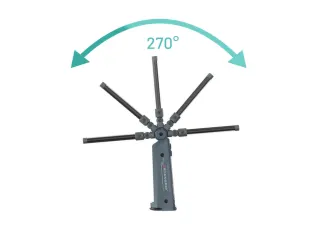 Industrielamp,200Lumen,Magneet,Haak,Accu - 19