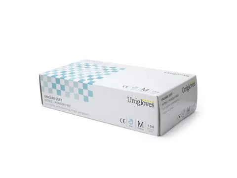 Unigloves GS003 nitril handshoenen, maat XS, doos van 100