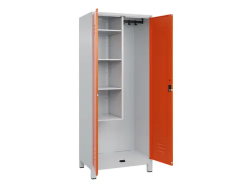 schoonmaakkast,HxBxD 1950x800x500mm,links 4vakken