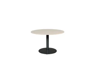Linesto Vergadertafel Vaste Hoogte 120cm Rond Robson Eiken 25mm Zw - 1