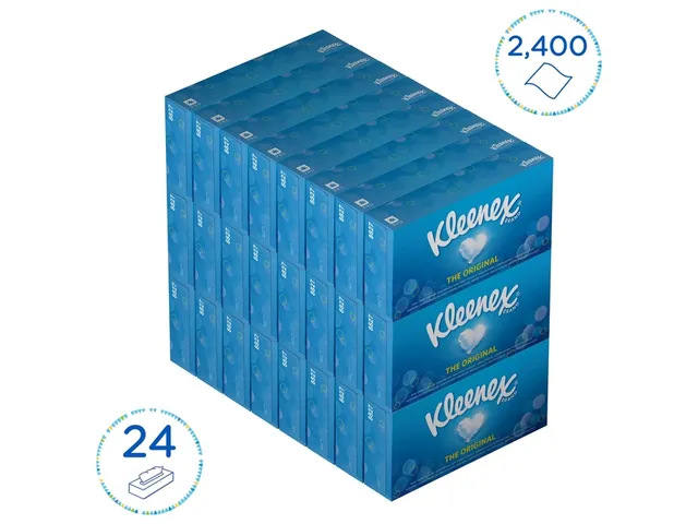 Facial tissues Kleenex 2-laags 100 vel wit 8827