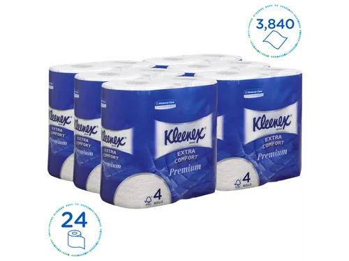 Toiletpapier Kleenex 4-laags 160vel wit 8484