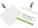 Badge Met Clip 60x90mm Incl. Personaliseerbaar Insteekkaart 25 Stuks