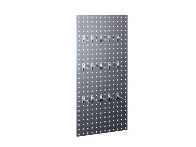 plaque de rangement perforée,panneaux Hxl 991x457mm,tôle d'acier