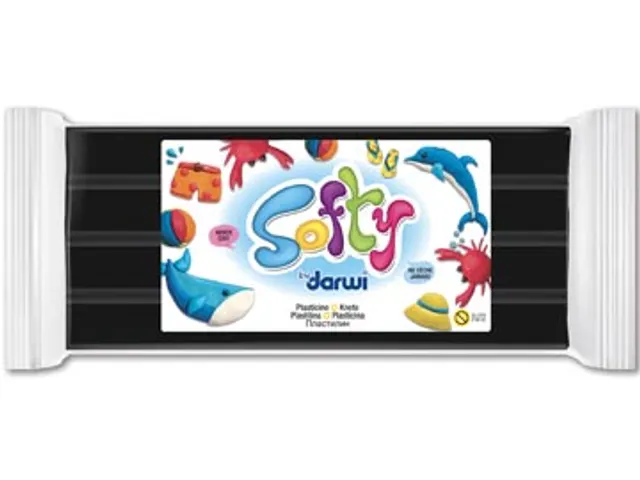 Darwi Boetseerpasta Softy Zwart 500 Gram