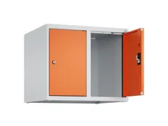 opzetkast,v. locker,2vak.,vak B 300mm,HxBxD 500x600x500mm,cilinderslot