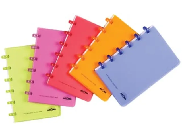 notitieboekje Trendy ft A6, geruit 5mm assorti kleuren