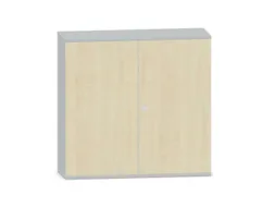 Kantoorkast 1150x1200x430mm Decor Romp Lichtgrijs Decor Front Esdoorn