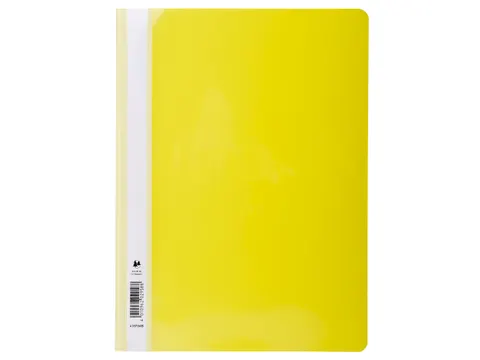Snelhechtmappen stan daard PVC A4 geel