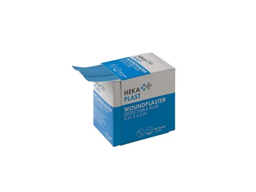 HEKAplast Detectable pleister op rol – 5 m x 6 cm