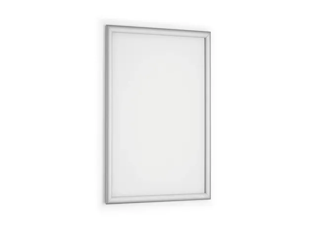 Kliklijst aluminium A2 Zilver Zelfklevend + Schroevenset